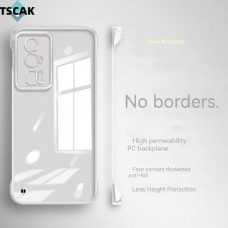 Ốp Điện Thoại Nhựa Cứng Trong Suốt Không Viền Cho redmi k60 k50 ultra k60 k50 pro