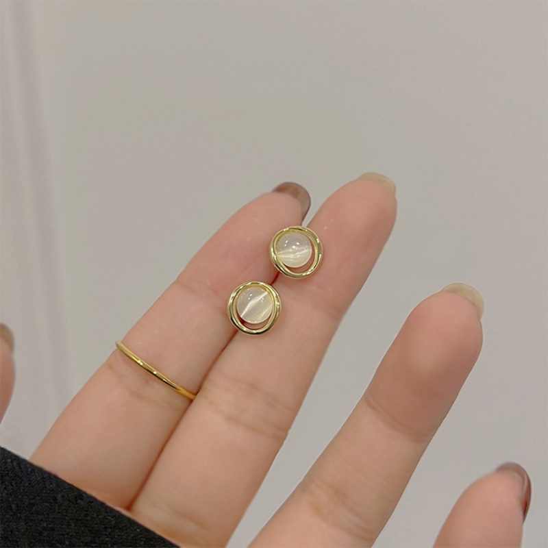 Bông tai nữ Opal cao cấp Retro Pháp Bông tai phù hợp