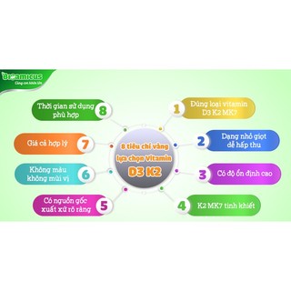 Vitamin BioAmicus D3 K2-MK7 - Hỗ trợ bé hấp thu canxi