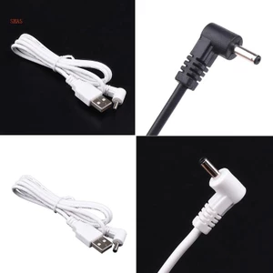 5V for Power Cable USB to for 3.5x1.35mm Plug Charging Cord with Elbow