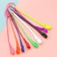 DWEL 12 Cái / bộ Dây Giày Thể Thao, Dây Giày Màu Trơn Dây Giày Co Giãn, Dây Đeo Giày Người Lười Silicon Co Giãn