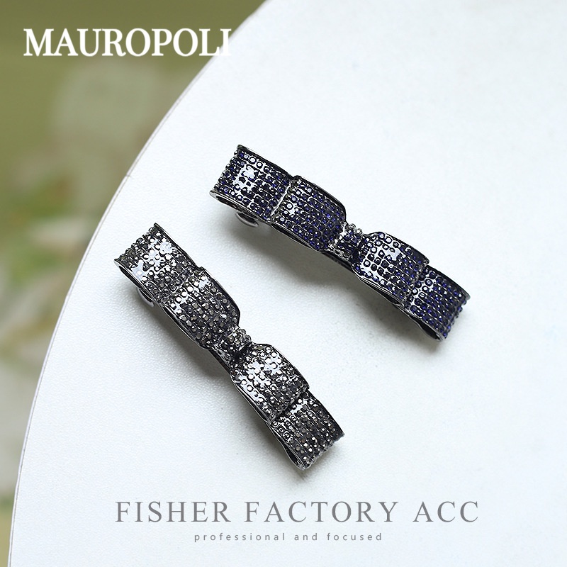 Mauropoli [Hàng Có Sẵn] Kẹp Tóc Đính Đá Phong Cách Hàn Quốc Đơn Giản
