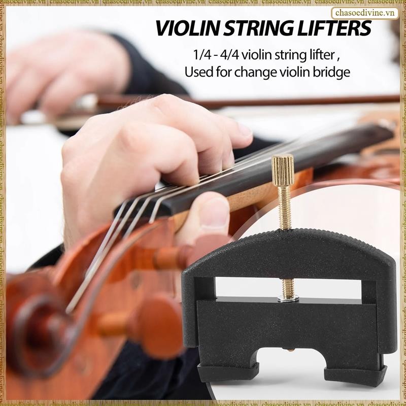 [K O G X] 1 / 4-4 / 4 Dụng cụ nâng dây đàn Violin Thay đổi dụng cụ cầu đàn Violin Phụ kiện đàn Violin mạnh mẽ