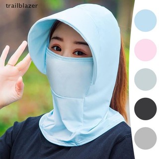 Trailblazer Mùa Hè Băng Lụa Mũ Dành Cho Nữ Mũ Chống Nắng Với Thoáng Khí Suncreen Ngoài Trời Mũ Đi Biển Rộng Vành Chống Tia UV Sunhat Mới