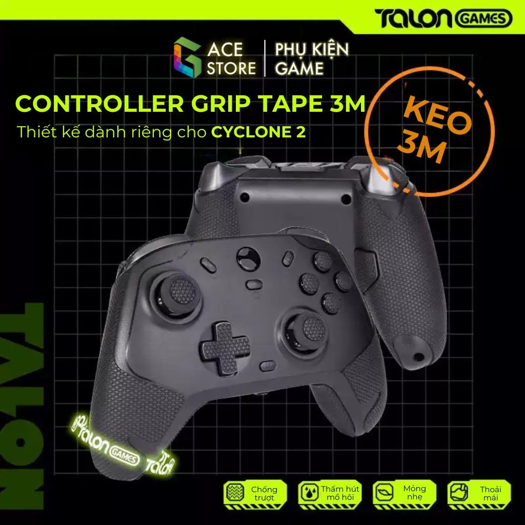 Miếng dán Grip Tape 3M cho tay cầm GameSir Cyclone 2