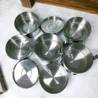 Cà men inox 3, 4 ngăn Cà Mên Inox cặp lồng giữ nhiệt hộp đựng cơm tiện lợi mang đi làm - Trường An VN