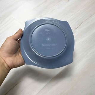 Đĩa Vuông nhựa melamine màu đá xanh - Trường An VN