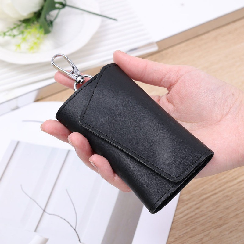 Ví Da Mini Đựng Chìa Khóa Đa Năng Tiện Dụng Cho Nam Và Nữ