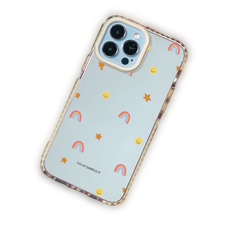 Ốp Lưng Cầu Vồng Dễ Thương CASETiFY IPhone Series Maillard kaki TPU Mềm Rõ Ràng Ốp Lưng Cho IPhone 16 15 14 13 12 11 Pro MAX 7 8 Plus X XS MAX XR MINI Hộp Quà Tặng Bao Bì