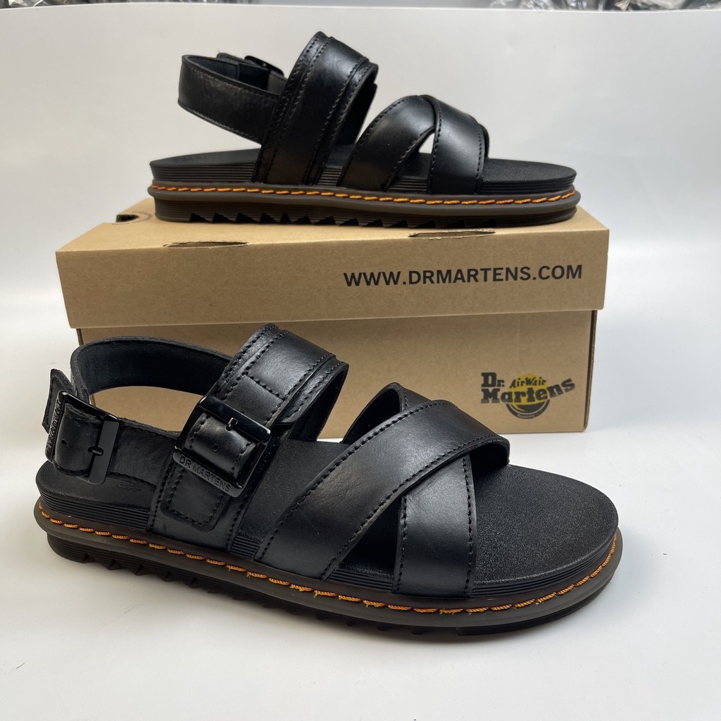 dép sandanl doctor martens phiên bản 2023,dép da bò cao cấp đế cao 4cm ...