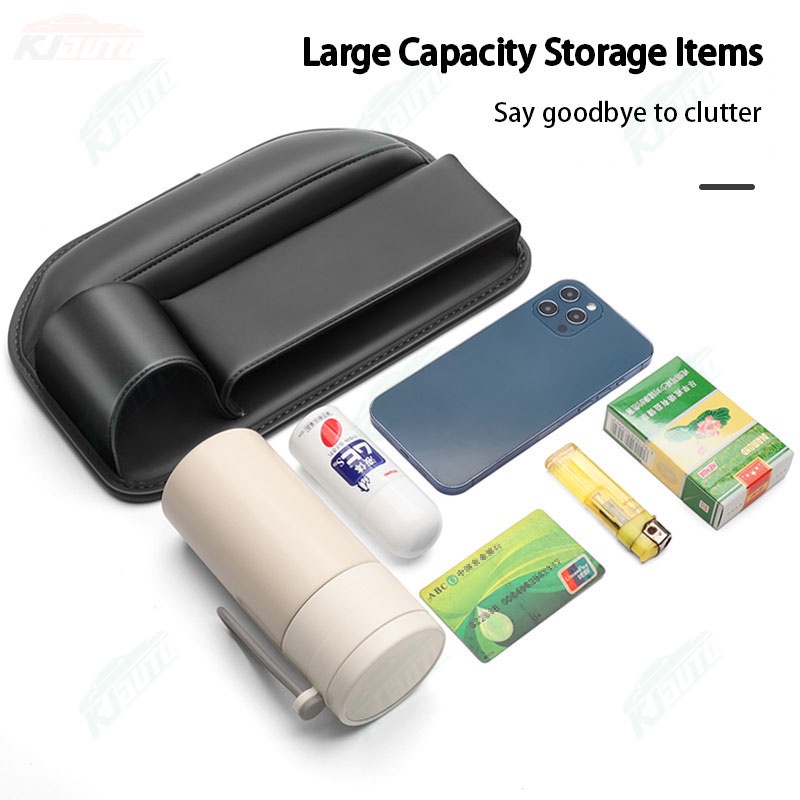 Hộp Da Đựng Đồ Gắn Khe Hở Ghế Ngồi Trang Trí Nội Thất Xe Hơi suzuki swift xl7 vitara jimny sx4 s-Ccross presso ciaz ertiga