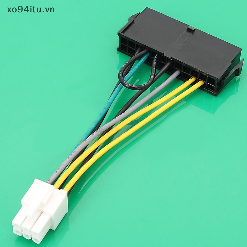 Cáp chuyển đổi nguồn XOITU 24Pin Nữ sang 6P Nam cho 6 PIN 3060 7050 Mainboard VN