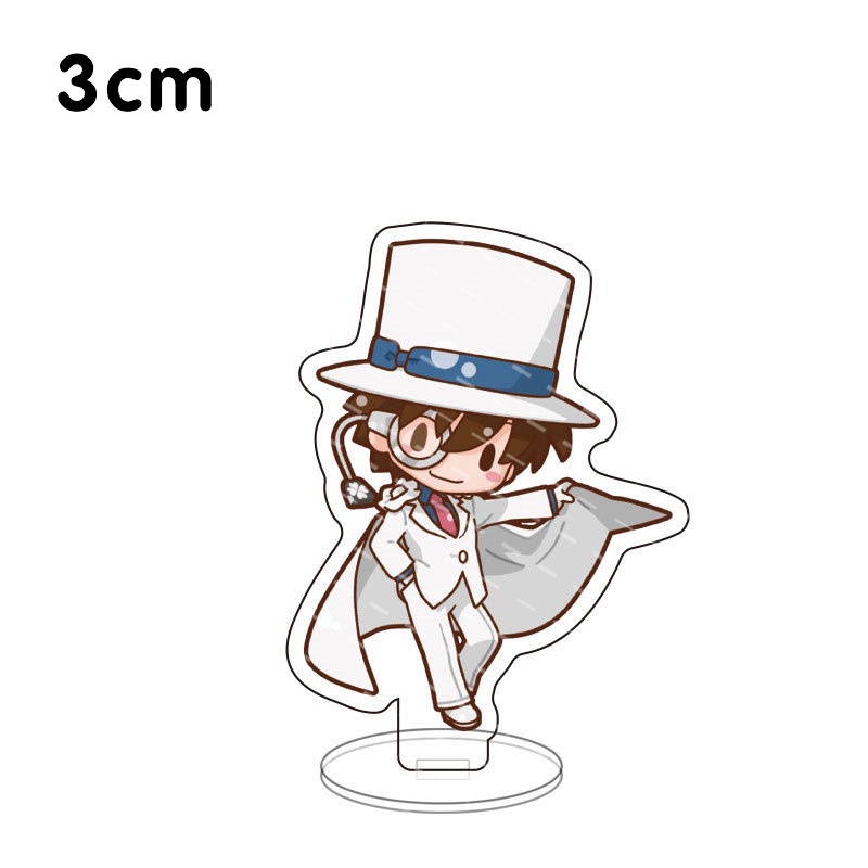 (3cm) Mô hình Standee Detective Conan ver hạt đậu Thám tử lừng danh tượng mica acrylic anime chibi trưng bày