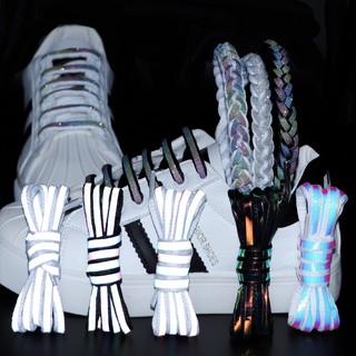 Dây Giày Thể Thao Hình Bán Nguyệt Phản Quang Nhiều Màu Sắc