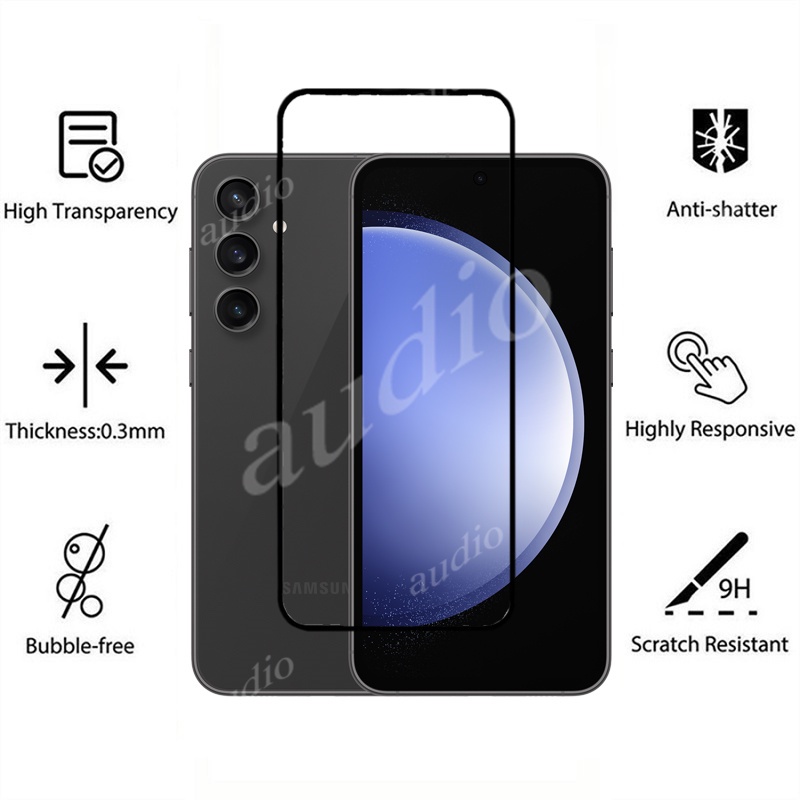 3 Chiếc Kính Cường Lực Bảo Vệ Màn Hình Cho Samsung Galaxy S24 S23 FE 5G 2024 Trong Suốt Trong Suốt Bảo Vệ Mỏng Phim Cho Samsung S24Fe S23Fe SamsungS24 SamsungS23 FE Vỏ Điện Thoại Phim