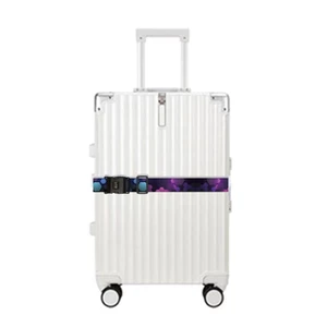 SA Thắt lưng đóng gói sành điệu có khóa mã hóa Dây đeo vali có thể điều chỉnh Polyester Dễ dàng xác định hành lý của bạn tại sân bay
