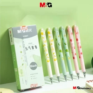M&G Set 12 Bút Mực gel Ngòi 0.5 Hình Viên Đạn Trái Cây diy Cho Học Sinh / Văn Phòng