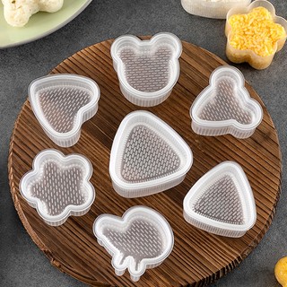Khuôn làm cơm nắm Onigiri DIY, khay dụng cụ ép cơm Bento tạo hình cho bé ăn dặm - SUNND