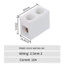 Khối đầu cuối dây gốm ORDOBOX, Đầu nối dây vít điện chịu nhiệt độ cao, Khối đầu cuối động cơ đồng 250V Đầu nối điện sứ