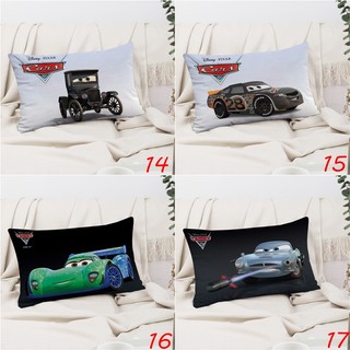 Vỏ gối hình chữ nhật cho ô tô Disney Pixar Vỏ gối bằng vải Polyester in một mặt Trang trí ghế Sofa tại nhà (Không có lõi)