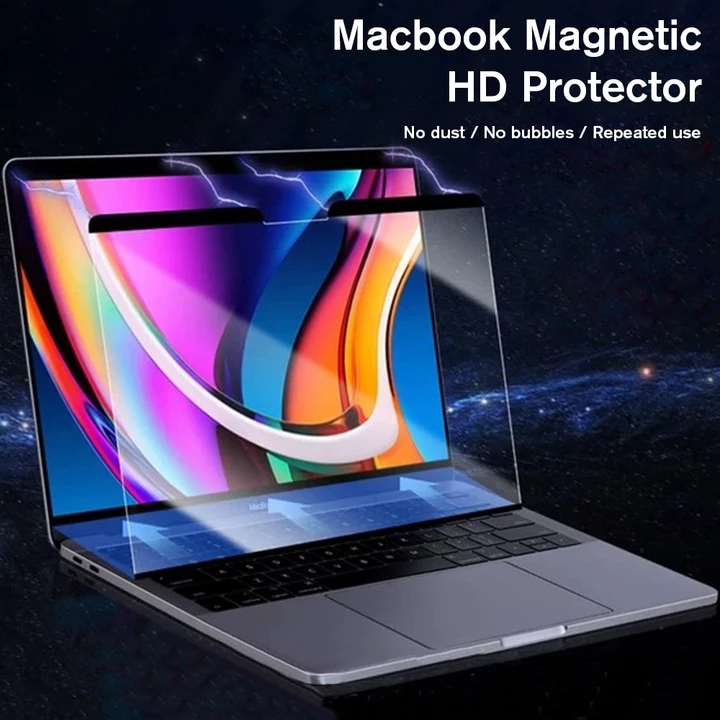 Miếng Dán Bảo Vệ Màn Hình Từ Tính hd Trong Suốt Cho macbook air 13.3 macbook air 13 15 m1 m2 macbook pro 13.3 14 16 inch