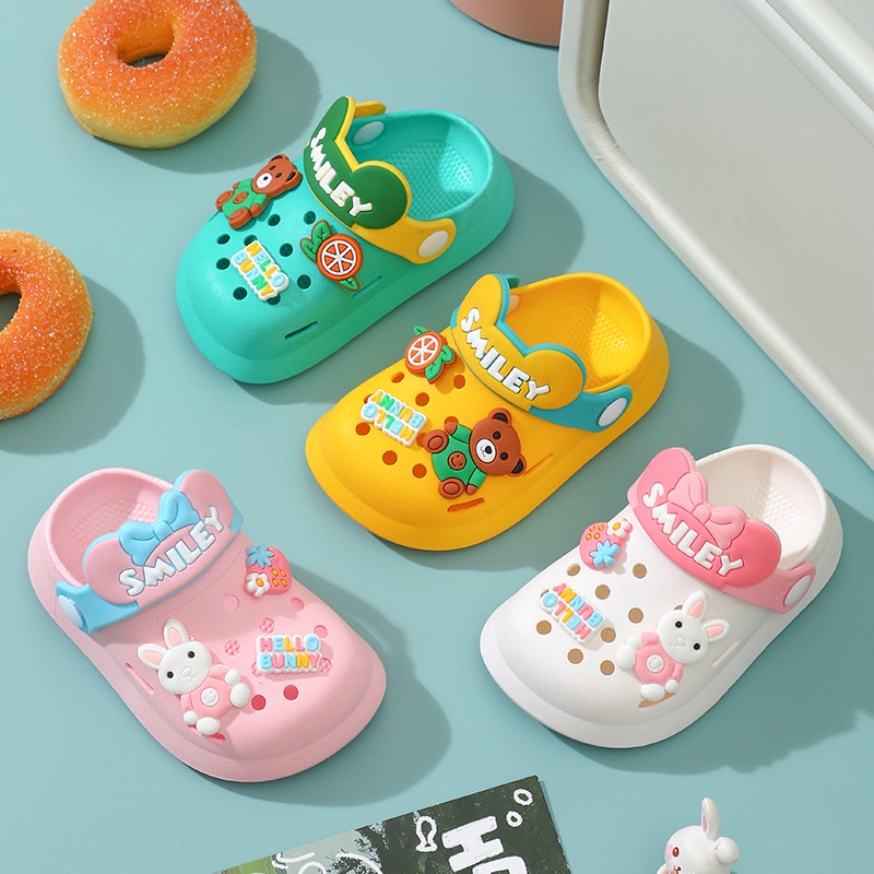 Dép Sandal Đế Mềm Siêu Nhẹ Chống Trượt Thời Trang Mùa Hè Cho Bé Trai Và Gái