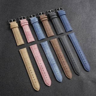 Dây Đồng Hồ Đeo Tay 10-22mm 10mm 12mm 14mm 16mm 18mm 20mm 22mm y2k Bằng Vải denim Phong Cách Cổ Điển Dành Cho Nữ