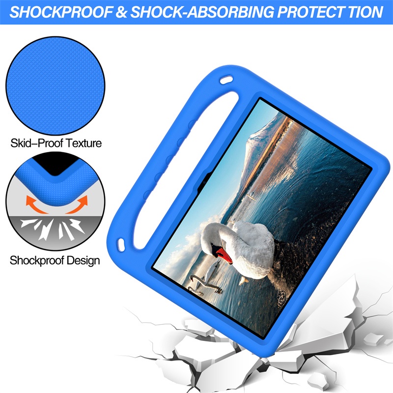 Ốp Lưng Cho Amazon Fire HD8 HD8 Plus 2022 2020 8.0inch 10th 12th Gen HD10 2023 13th Gen HD 10 2021 11th Gen Fire7 2022 7inch Trẻ Em An Toàn Trẻ Em Eva Chống Sốc Đứng Học Sinh Bao