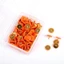 WOODNEST 100 Cái Tacks, Bản Tin Vẽ Ngón Tay Cái Vòng Đẩy Chân, Đầu Tròn Màu Kim Loại Trang Trí Ngón Tay Cái
