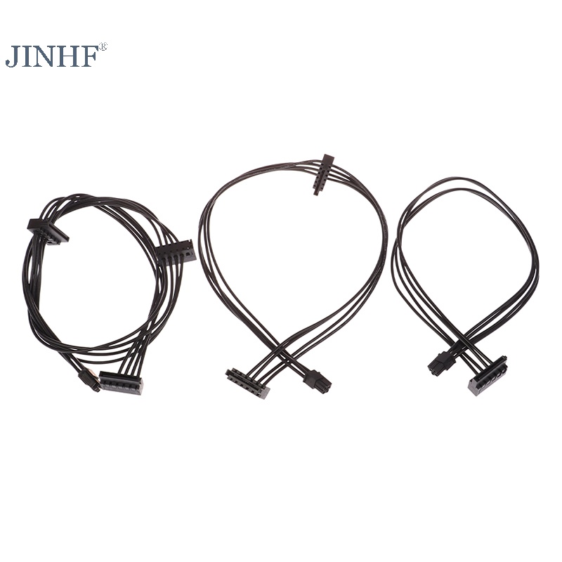 JINHF 1Pc 35 / 45 / 65CM 4 Pin Sang SATA Cáp Nguồn Cho Giao Diện Ban Chính SATA SSD HDD Cáp HOT