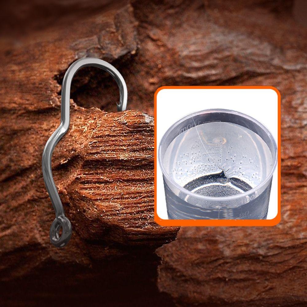 DAYONE - Móc câu cá tự động lật chống trơn trượt, mắt thép carbon cao cấp, 12 cái/gói