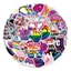 HT3 60 Cái / bộ Nhiều Màu Sắc LGBT nonbinary Niềm Tự Hào Dán GAY Graffiti Miếng Dán Hành Lý Chống Thấm Nước Máy Tính Xách Tay Miếng Dán TH3