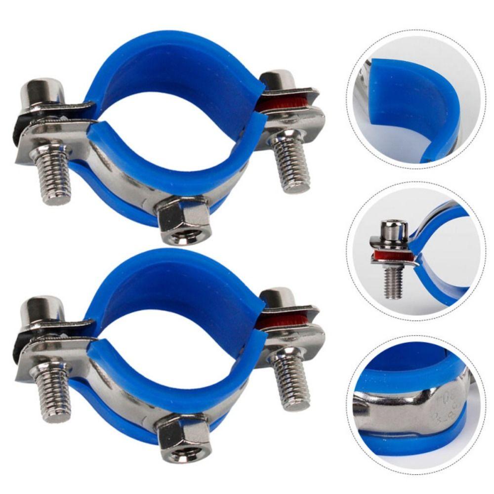 ICUCKO 1 Cái Giá Đỡ Ống Treo, Lắp Ống Mở Rộng Vít, Kẹp Ống Tròn PPR / PVC Thép Carbon, Ống Cao Su, Đai Ốc Vòng, Kẹp Chân Đế