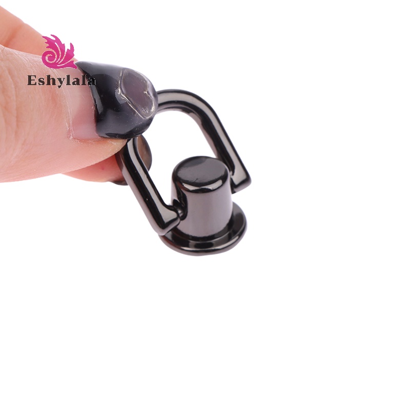 2 Bộ phận phần cứng Túi đeo nhẫn hình chữ D Khóa kẹp bên Khóa kim loại cổ điển Khóa đôi D Túi xách Tay cầm dây chuyền Đầu nối Dây đeo túi [MỚI]