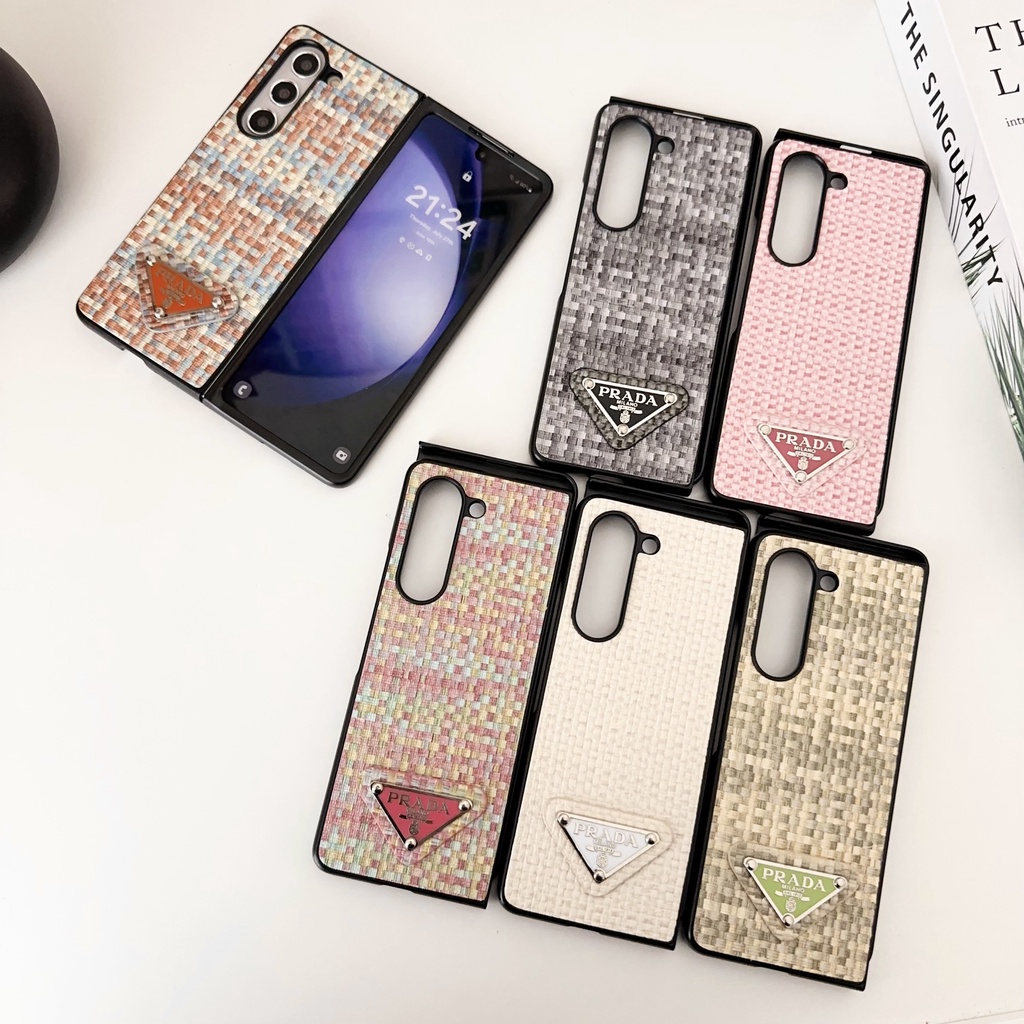 Dành Cho Samsung Galaxy Z Fold 2 3 4 5 6 7 Họa Tiết bện sành điệu Ốp Lưng Có Thể Gập Lại Thiết Kế Độc Đáo Và Sang Trọng Cho Galaxy Z Fold7 Vỏ Điện Thoại Chống Sốc Vỏ Bảo Vệ