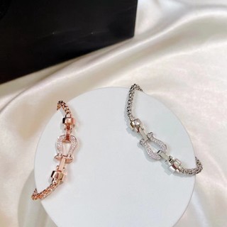 ❤ Chính Hãng Niche Vòng Tay Màu Vàng Hồng Khóa Hình Móng Ngựa Dễ Phối Đồ Trang Sức Cho Cặp