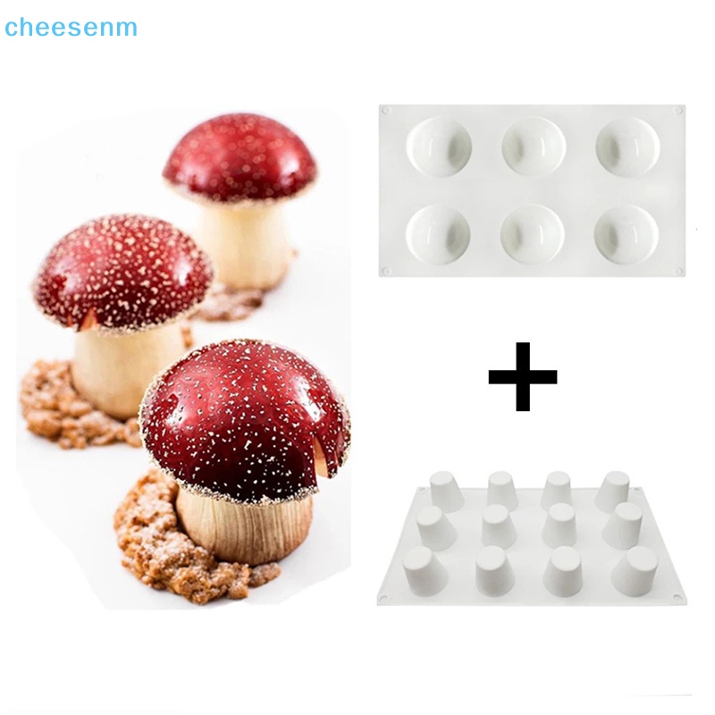Khuôn Silicon Làm Bánh Mousse Hình Nấm Xinh Xắn