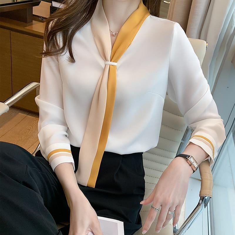Áo Sơ Mi Nữ 2025 Xuân Thu Retro Thời Trang Thoải Mái Áo Sơ Mi Top Nữ