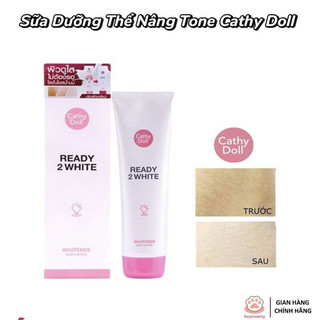 [CATHY DOLL] Sữa Dưỡng Thể Cathy Doll Ready 2 White, Dưỡng Da & Nâng Tone Body Trắng Sáng Tự Nhiên, Nội Địa Thái