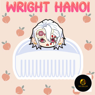 Mô Hình Lược Demon Slayer Kimetsu no Yaiba Thanh Gươm Diệt Quỷ Muchiro Akaza Nezuko  Phụ kiện trang trí Sưu tầm chibi