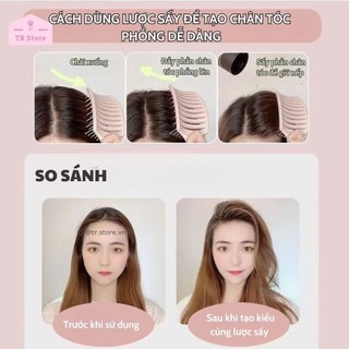 Lược Lúa Mạch Chải Tóc Gỡ Rối, Lược Sấy Uốn Đa Năng Nhiều Kiểu Dáng