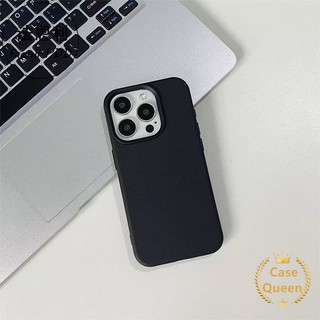 Mặt sau họa tiết da màu trơn đơn giản Tương thích cho IPhone 16 11 15 13 12 14 Pro Max 14 15 16 Plus XR XS X Max Cảm giác da sang trọng Macaron Vỏ điện thoại mềm chống sốc