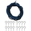 SA Chất Lượng Dây Rèm 5 Mét Với Phần Cứng 8 Móc Và 8 Lỗ Vít Bộ Cho Cửa Sổ Drap Treo Bộ Phụ Kiện