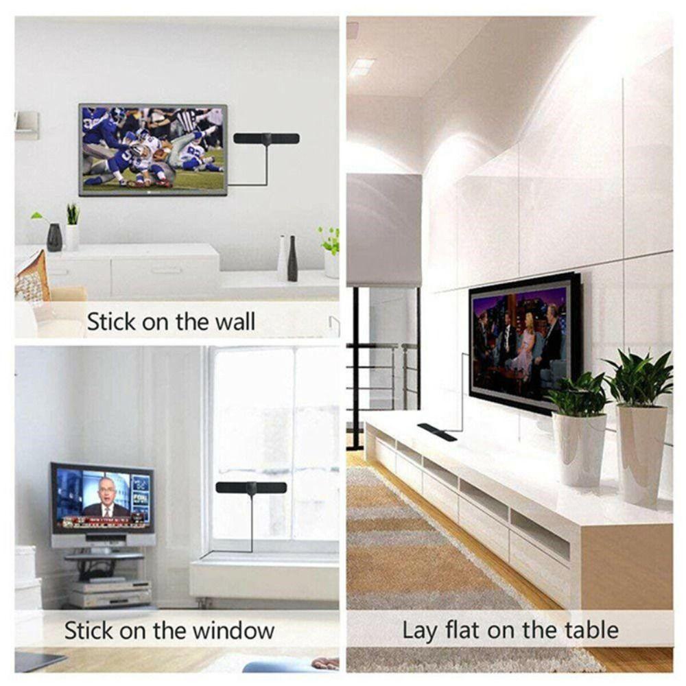 Ăng-ten HDTV ESSENCEH, Tăng cường tín hiệu Bộ thu TV 1080p, Kênh HD kỹ thuật số Bộ khuếch đại 4K trong nhà
