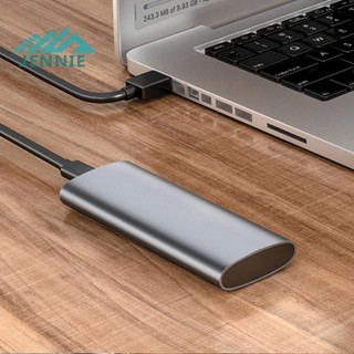 Hộp m2 nvme ssd case 10gbps hdd box m.2 ngff ssd Sang usb 3.1 ngff type-Ca Cho m.2 ssd 2230 2260 2280 [Jennie1Vn]