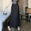 Milyfashion Cao Cấp Cảm Giác Thời Trang Sang Trọng Váy Nữ Mùa Hè Giữa Chiều Dài Cao Bao Đáy Đáy Kéo Chữ a Hip-
