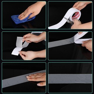 HOBBYIN 5m / Cuộn Băng Chống Trơn Trượt, Băng PEVA Chống Thấm Nước Thân Thiện Với Da, Nhà Bếp Phòng Tắm Cầu Thang Kẹp Miếng Dán