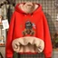 BLOOMRIDGE áo hoodie dày Làm dày và làm ấm in ấn Lỏng lẻo Đàn ông