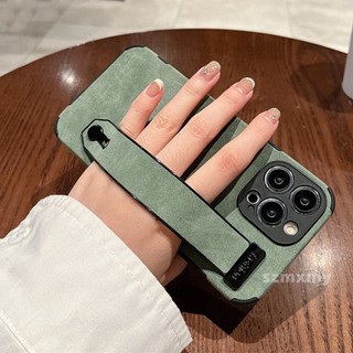 Ốp Điện Thoại Da Cừu Mềm Gắn Dây Đeo Cổ Tay Chống Rơi Cho iphone 14 13 12 11 pro x xs max xr 7 8 plus