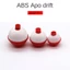 WEETW 10 Chiếc Phao Câu Cá Snap-on, Phao Câu Cá Eva ABS, Phụ Kiện Câu Cá Nút Nhấn Cứng Câu Cá Bobber Câu Cá Đêm Số Lượng Lớn